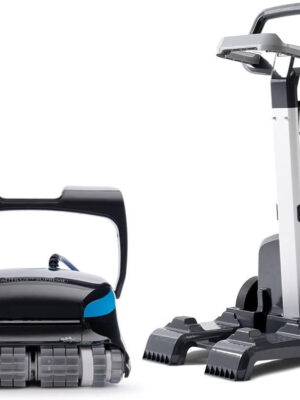 Dolphin Nautilus CC Plus Wi-Fi Automatic Robotic Pool Vacuum Cleaner, Always Cleaning, Never Charging, with Wall Climbing Scrubber Brush, Ideal for In-Ground Pools up to 50 FT in Length