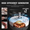 12000W Low RPM Permanent Magnet Generator 12V 24V 48V 120V 220V, Free Energy Gearless Permanent Magnet Generator Motor DIY for Wind Turbine Water Turbine,12V