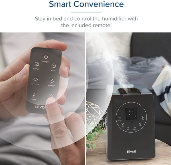 fc9cfceca9d249adb2c3b6128c5dc7f5 Humidifiers for Bedroom Large Room 6L Warm and Cool Mist for Families Plants with Built-in Humidity Sensor