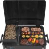 Z GRILLS Wood Pellet Grill Smoker with 552 Cooking Area & Front Shelf for Outdoor BBQ, Smoke, Bake and Roast, 550C