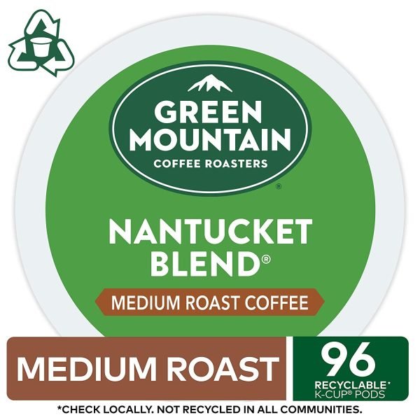 fcb204fcc19542c1859d887dcf50667e Green Mountain Coffee Roasters Nantucket Blend, Single-Serve K-Cup Pods, Medium Roast Coffee, 96 Count