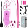 FunWater Inflatable Ultra-Light Stand Up Paddle Board for All Skill Levels with Premium SUP Paddleboard Accessories,Non-Slip Comfort Deck for Youth & Adults