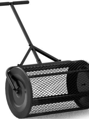 SP-001-JNN 24 in. Metal Handle Peat Moss Compost Spreader