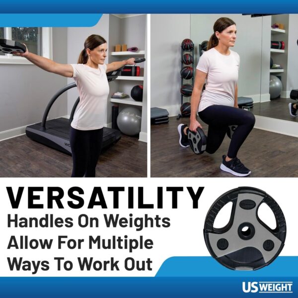 fcff984b4c234a8992c738a13f10b934 US Weight Barbell Weight Set for Home Gym with 55” padded Bar – Adjustable Weights for Exercise, Lifting, and to Build Muscle