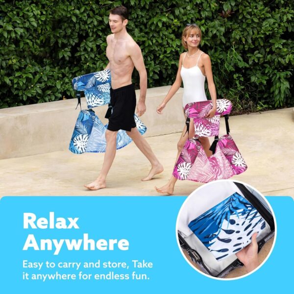 fd70bc272b754233a57d57585d77cacb SLOOSH Inflatable Pool Floats Adult,2 Packs Floating Lounge Chairs,Blow up Pool Noodles for Adult Heavy Duty,Floating Chair for Party Summer Water Beach Lake Fun