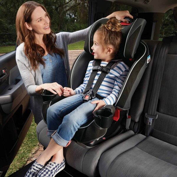 Graco Slimfit 3 in 1 Car Seat, Slim Comfy Design Saves Space in Your Back Seat (Annabelle, Slimfit)