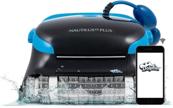 fdfe8599ada9475cafce0aec89ad00ff Robotic Pool Vacuum Cleaner All Pools up to 33 FT – Wall Climbing Scrubber Brush