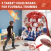 6Ft Football Target Toss Game – Inflatable Football Throwing Target Toy for Kids – Carnival Party Games
