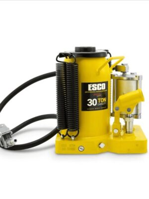 ESCO 30 Ton Pro Series Air Hydraulic Bottle Jack – Heavy Duty Lifting for Automotive and Industrial Use