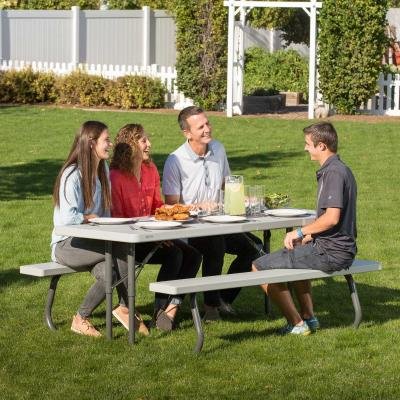 fe34af706b684690b324a9229d718b88 6-Foot Classic Folding Picnic Table 48