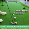 GoSports 12’x5′ Golf Putting Green for Indoor & Outdoor Putting Practice