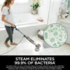 Steam Pickup 3-in-1 Steam Mop Picks Up Debris, Deep Scrubs, & Steam Sanitizes – All At Once, Lightweight Steam Cleaner for Home with Sealed Hard Floors like Hardwood, Tile & Laminate, SD201