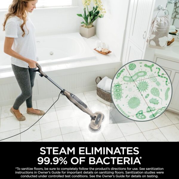 Steam Pickup 3-in-1 Steam Mop Picks Up Debris, Deep Scrubs, & Steam Sanitizes – All At Once, Lightweight Steam Cleaner for Home with Sealed Hard Floors like Hardwood, Tile & Laminate, SD201