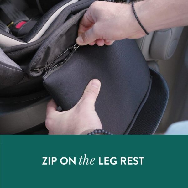 Revolve360 Extend Convertible Car Seat with 360 Degree Rotation, Extended Rear-Facing, Forward-Facing, Booster Mode, and Secure Latch Install, Revere Gray