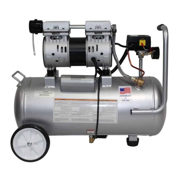 California Air Tools 8 Gal. 1 HP 120 PSI Ultra Quiet and Oil-Free Electric Horizontal Tank Air Compressor with Automatic Drain