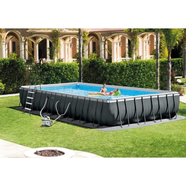 ff72ffe1ec2c47079956eba167c6a437 32′ x 16′ x 52′′ Rectangular Ultra XTR Frame Swimming Pool w/ Pump