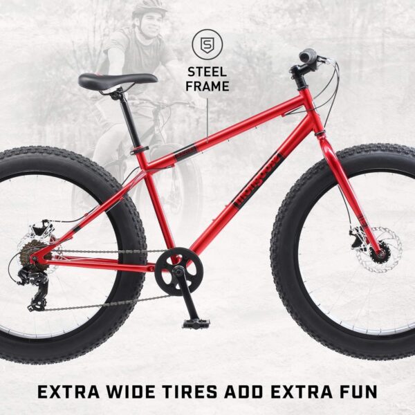 Mongoose Dolomite Fat Tire Mens Mountain Bike